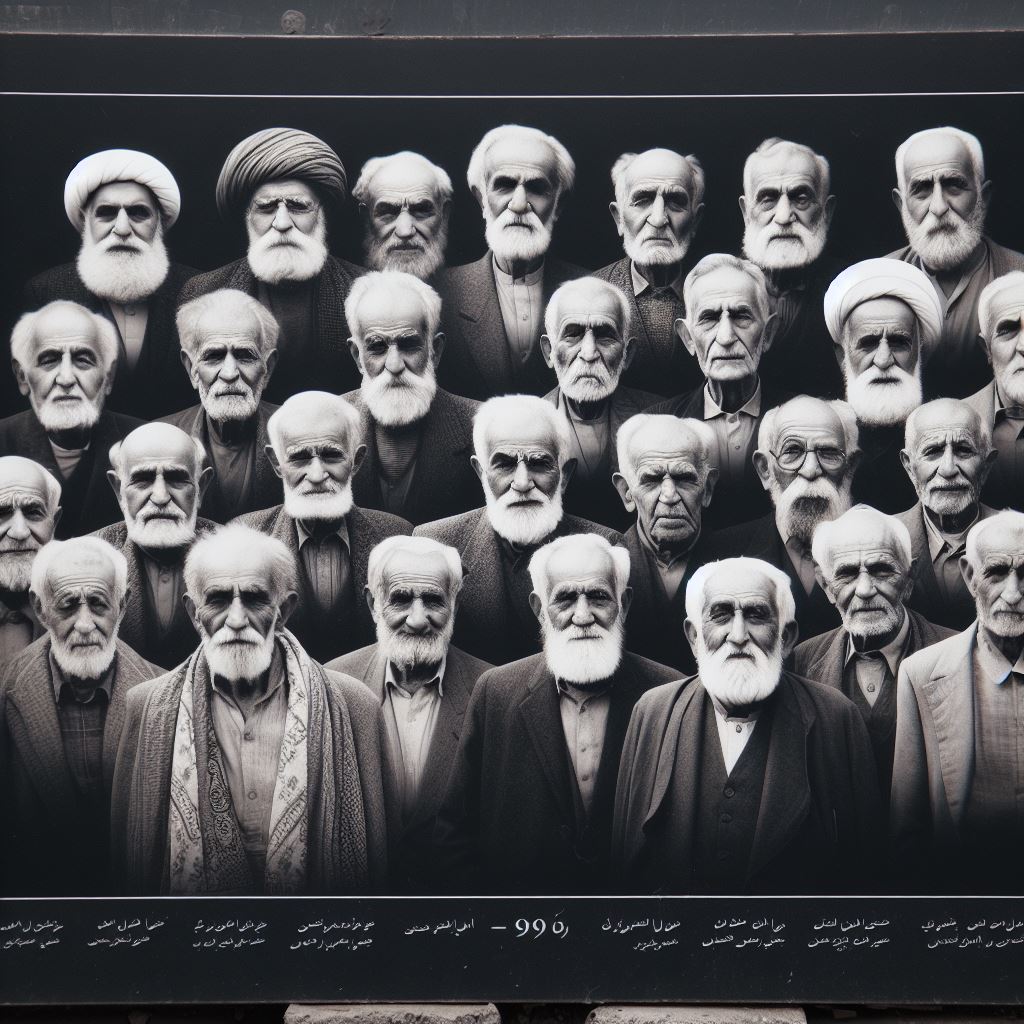 عکس های بسیار قدیمی دسته جمعی از پیرمردهای مختلف