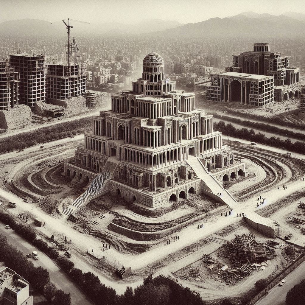 تصاویر جالبی از تهران قدیم ساخته شده توسط هوش مصنوعی