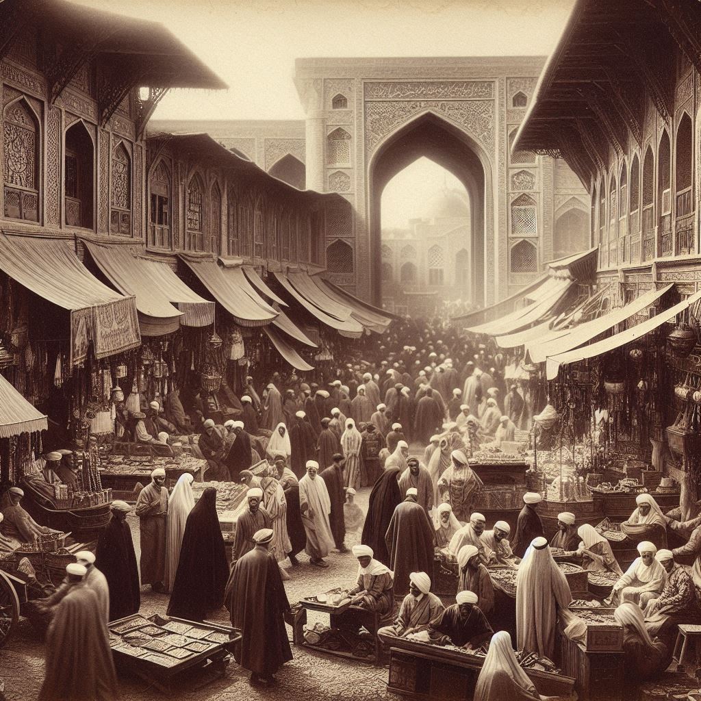 تصاویر جالبی از تهران قدیم ساخته شده توسط هوش مصنوعی