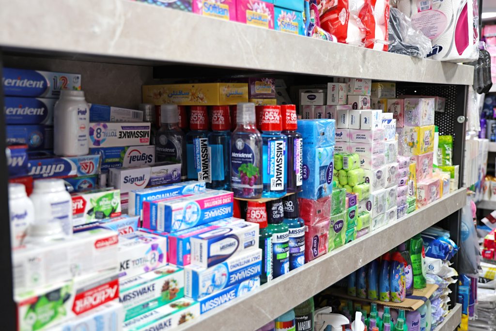 فروشگاه مواد شوینده و بهداشتی در تهران