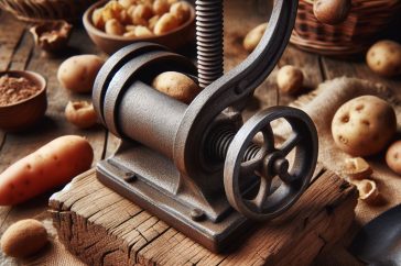 دستگاه سیب زمینی خرد کن قدیمی و عجیب