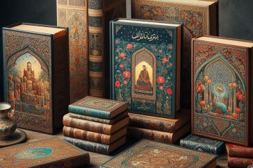 عکس کتاب های فارسی بسیار نفیس با هوش مصنوعی