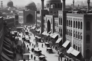 تصاویر جالبی از تهران قدیم ساخته شده توسط هوش مصنوعی
