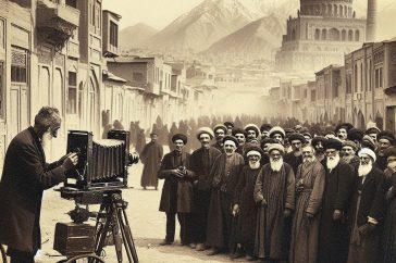 عکس های یک پیرمرد عکاس در تهران قدیم با هوش مصنوعی