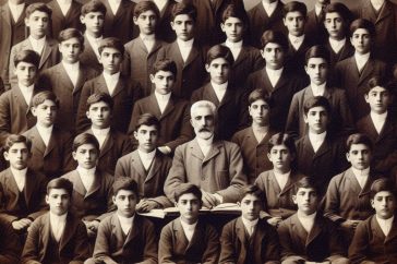 عکس های دسته جمعی بسیار قدیمی از مدرسه های پسرانه